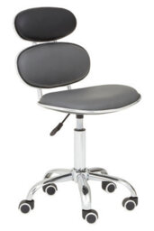 Orsina Ergonomic Black Pu Home Office Chair, Comfortable Work From Home Office Chair, Movable Ergonomic Chair - thumbnail 7