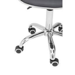 Orsina Ergonomic Black Pu Home Office Chair, Comfortable Work From Home Office Chair, Movable Ergonomic Chair - thumbnail 5