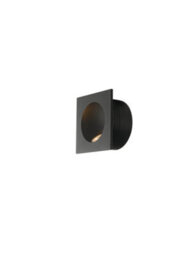 Luminosa Lighting Luminosa Onyx Outdoor Led Recessed Wall Light Black, Ip54 144Lm 4000K 9X9X4Cm - thumbnail 1