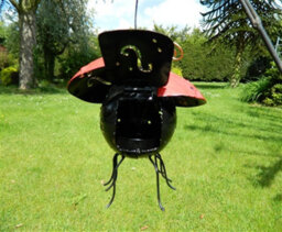 Metal Ladybird Animal Tea Light Candle Holder - thumbnail 4