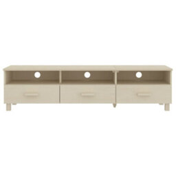 Walplus Tv Cabinet Hamar Honey Brown 158X40X40 Cm Solid Wood Pine - thumbnail 3