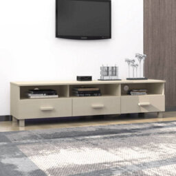 Walplus Tv Cabinet Hamar Honey Brown 158X40X40 Cm Solid Wood Pine - thumbnail 7
