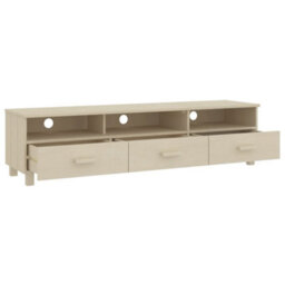 Walplus Tv Cabinet Hamar Honey Brown 158X40X40 Cm Solid Wood Pine - thumbnail 5
