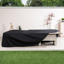 Abrihome Protective Cover - 6 Seat Oval Or Rectangular Sets (Black) - thumbnail 4