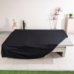 Abrihome Protective Cover - 6 Seat Oval Or Rectangular Sets (Black) - thumbnail 3