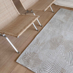 Meditation Coral 9228 Oyster White Flatweave Rug By Louis De Poortere-80Cm X 150Cm-80Cm X 150Cm - thumbnail 3