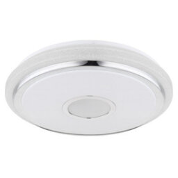 Luminosa Lighting Luminosa Dani Integrated Led Semi Flush Ceiling Light White Led Dimmable 2700-6500K Remote Control Timer - thumbnail 2