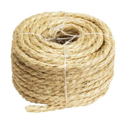 SolaDirect Sisal Rope For Cat Scratcher Cat Tree Repairing - 30 M / 98 Ft Of 8 mm Natural Sisal Rope For Scratching Post Tower Replacement - thumbnail 8