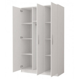 Arte Elegant Omega 19 Hinged Wardrobe W1200mm H1930mm D500mm - White Matt Front And Oak Sonoma Carcass - thumbnail 2