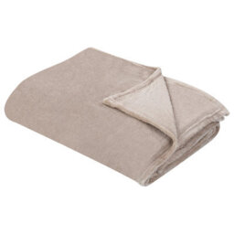 Beliani Blanket Bayburt 150 X 200 Cm Beige