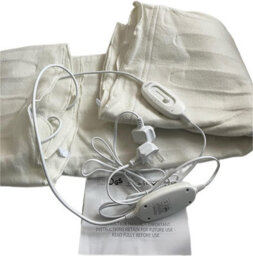 King Size Electric Blanket 140Cm X 150Cm Under Bed Warm Night Machine Washable Heated 3 Heat Settings One Control Overheat Protect - thumbnail 4
