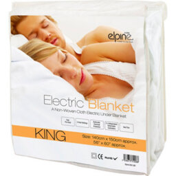King Size Electric Blanket 140Cm X 150Cm Under Bed Warm Night Machine Washable Heated 3 Heat Settings One Control Overheat Protect - thumbnail 6