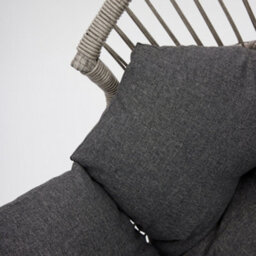 Home Detail Antigua Egg Chair With Footstool, Dark Grey - thumbnail 7