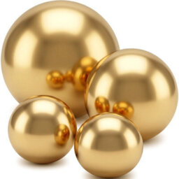 KK-GARDEN Set Of 4 Gold Stainless Steel Mirror Polished Gazing Balls For Home & Garden Decoration - thumbnail 8