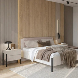 Arte Spacious Cashmere Eu Super King Bed Frame 180X200Cm - Modern Comfort With Upholstered Headboard - thumbnail 4