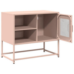 Berkfield Industrial Tv Cabinet Pink 68X39X60.5 Cm Steel - thumbnail 6