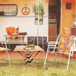 60X60X41Cm Folding Camping Table With Bag Portable Roll Up Picnic Table Garden Outdoor New - thumbnail 6