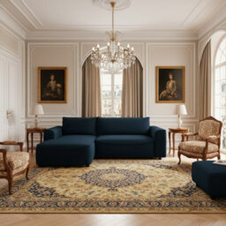 Beliza Corner Sofa Bed With Storage Dl Folding Mechanism 150 And 208 Cm Sleeping Area Upholstered L Shape Sofa Blue Left