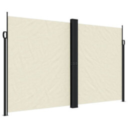 Walplus Retractable Side Awning Garden Sun Shade Canopy Gazebo For Back Door, Porch, Patio Cream 200X1000 Cm - thumbnail 2