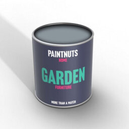 Paintnuts Garden Furniture Fence Shed Table Chairs For Wood Metal & Plastic Weatherproof Matt Paint - Silver Grey - 500Ml - thumbnail 2