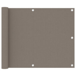 Berkfield Balcony Screen Taupe 75X300 Cm Oxford Fabric - thumbnail 1