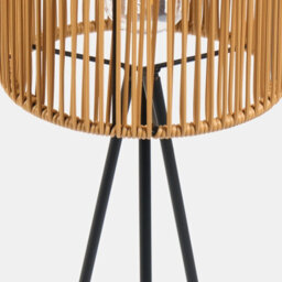Ohs Rattan Solar Floor Lamp Cordless Outdoor Garden Light Auto Sensor - Natural - thumbnail 8