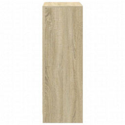 Berkfield Sideboard With Led Sonoma Oak 72X34X100 Cm Engineered Wood - thumbnail 8
