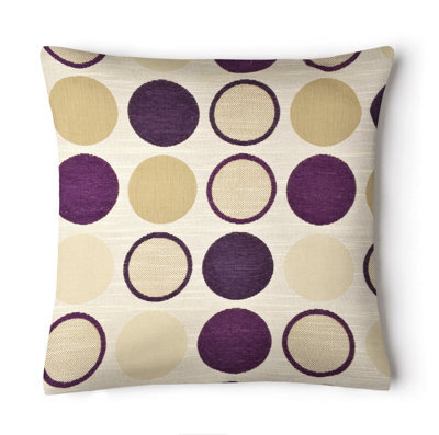Intimates Soft Touch Chenille Cushion, , Zip Closure, Cotton Mix, Machine Washable - Aubergine