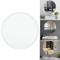 Deenz Frameless Round Wall Mounted Mirror Frameless Bathroom Living Room A Must Have Mirror Home Decor (70X70 Cm) - thumbnail 2