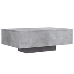Vidaxl Coffee Table With Led Lights Concrete Grey 85X55X31 Cm - thumbnail 3