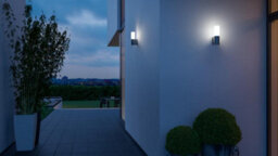 Steinel L 605 Anthracite Led Wall Light No Sensor Ip44 Opal Glass Aluminium - thumbnail 2