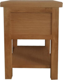 Home Furniture Group Oakcroft Swr6 Rustic Medium Wood Lamp Table 1-Drawer Fully Assembled Side Table - thumbnail 5
