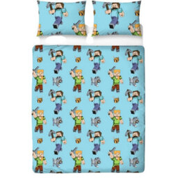 Minecraft Adventures Reversible Duvet Set Multicoloured (Double) - thumbnail 2