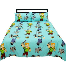 Minecraft Adventures Reversible Duvet Set Multicoloured (Double) - thumbnail 3