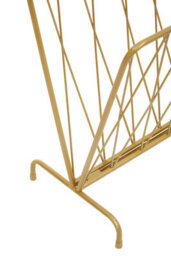 Orsina Avento Gold Finish Magazine Rack - thumbnail 5