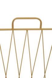 Orsina Avento Gold Finish Magazine Rack - thumbnail 3