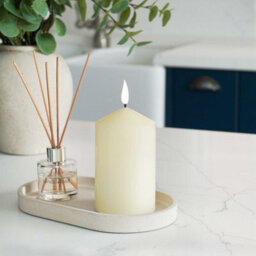Festive Lights Ember™ Battery Chapel Candle, 12.5Cm