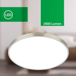 Briloner Led Ceiling Light Round Lamp Living Room Energy Efficiency A Neutral White 38Cm, 17,1W, 3900Lm - thumbnail 4