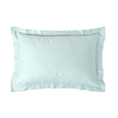 Homescapes Blue Egyptian Cotton Satin Stripe Oxford Pillowcase 330 Tc - image 1