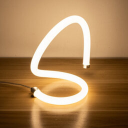 Harper Living Led Table Lamp, Uk Plug And On/off Switch S-Light Design, 14 Watts 1400 Lumens - thumbnail 2