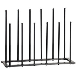 House Of Home 6 Pair Welly Walking Boot Stand Dryer Metal Shoe Rack Garden Shed Home Storage - thumbnail 4