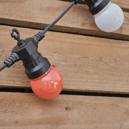 20 X Outdoor Multi-Coloured Festoon Chain String Lights Garden Wall Party Light - thumbnail 5