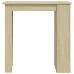 Berkfield Bar Table With Storage Rack Sonoma Oak 102X50X103.5Cm Engineered Wood - thumbnail 5