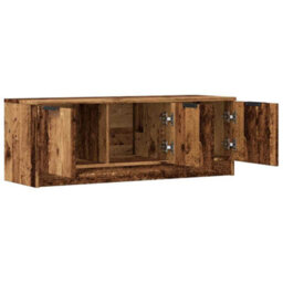Berkfield Durable Tv Cabinet Old Wood 102X35X36.5 Cm Engineered Wood - thumbnail 8