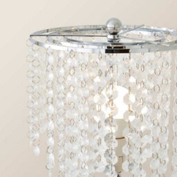 Valuelights Bronte Chrome And Jewel Droplet Floor Lamp - thumbnail 4