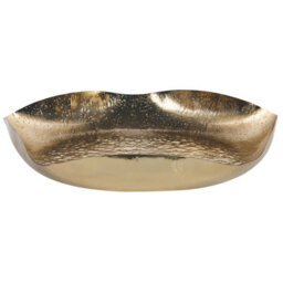 Beliani Set Of 3 Trinket Dishes Ujung Metal Gold - thumbnail 6