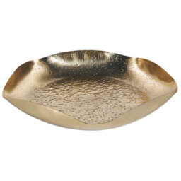 Beliani Set Of 3 Trinket Dishes Ujung Metal Gold - thumbnail 7
