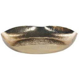 Beliani Set Of 3 Trinket Dishes Ujung Metal Gold - thumbnail 5