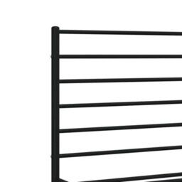 Berkfield Metal Bed Frame With Headboard Black 150X200 Cm 5Ft King Size - thumbnail 9