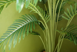 Leaf Artificial Areca Palm Tree Potted In Black Pot 150Cm Botanik - thumbnail 2